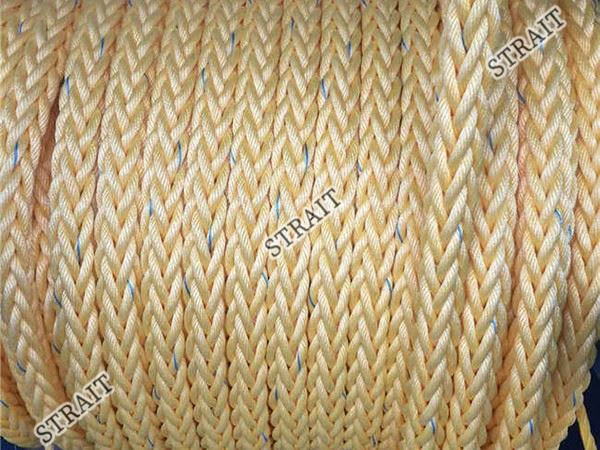 High performance polyester mixed rope - twelve strands
